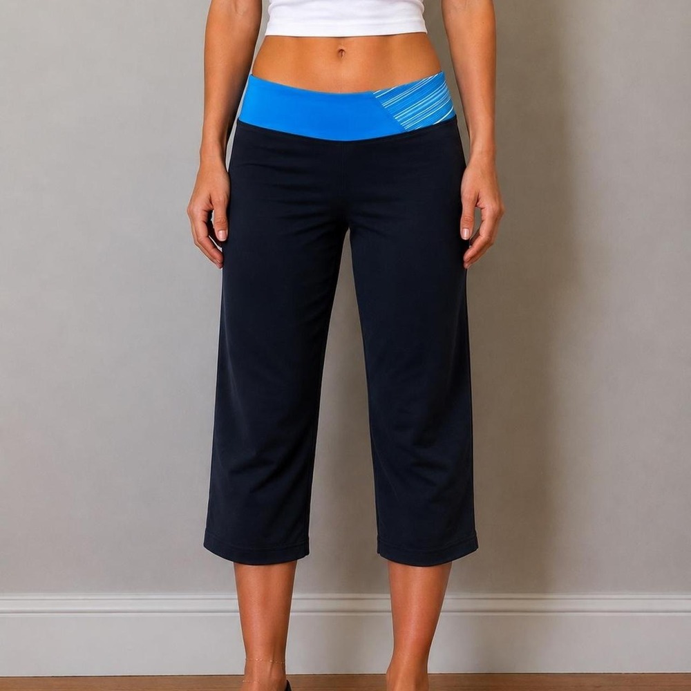 Black Cropped Capri Pants Women S Streetwear Y2K Minimalist Quiet Luxury